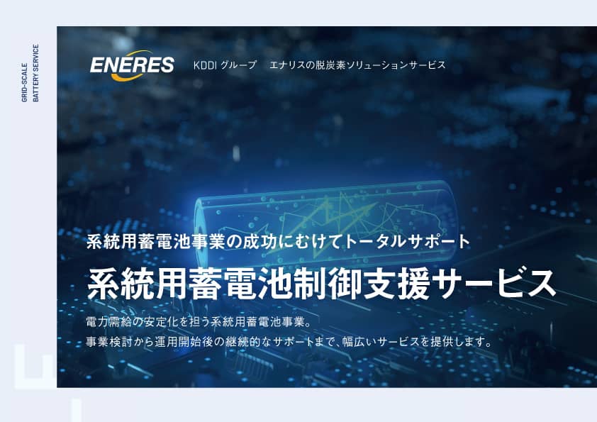 系統用蓄電池制御支援サービスのご案内